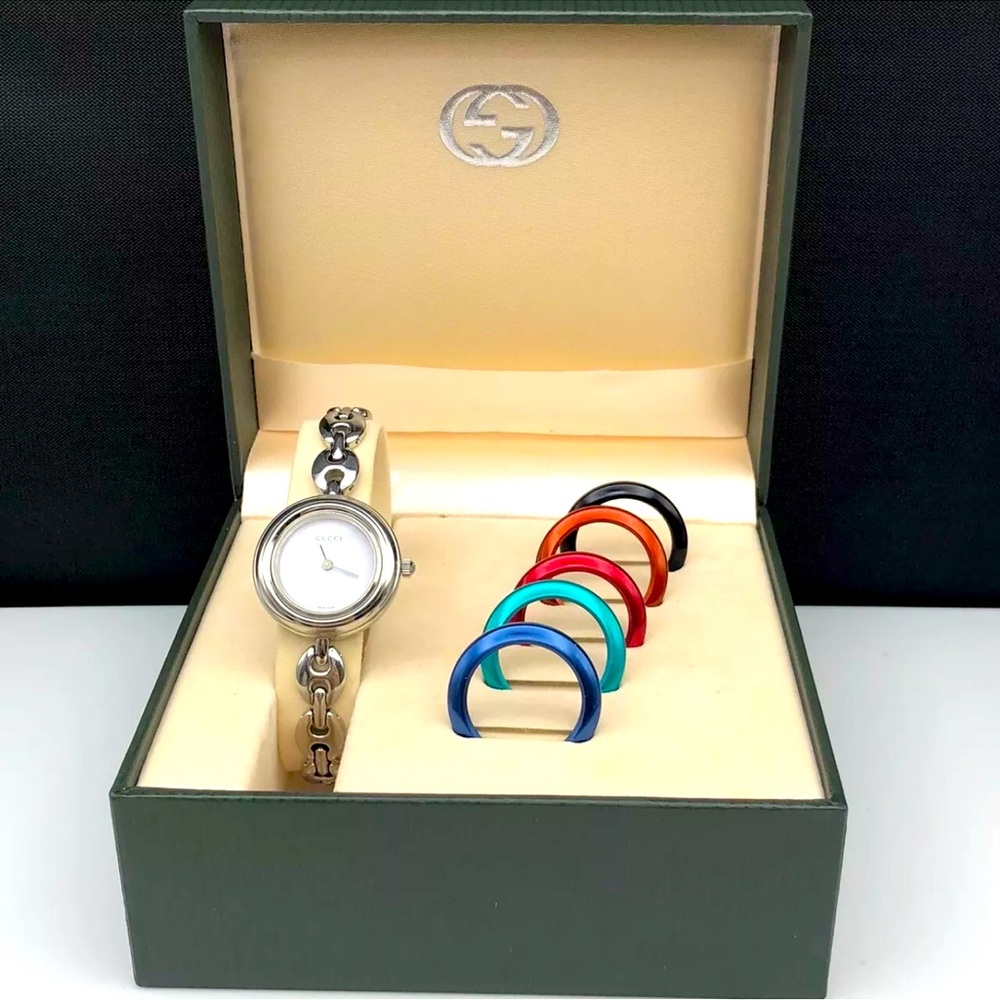 Extremely RARE GUCCI Luxury Watch with Bezels